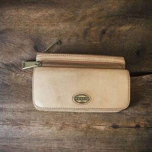 Fossil Tan Leather Wallet